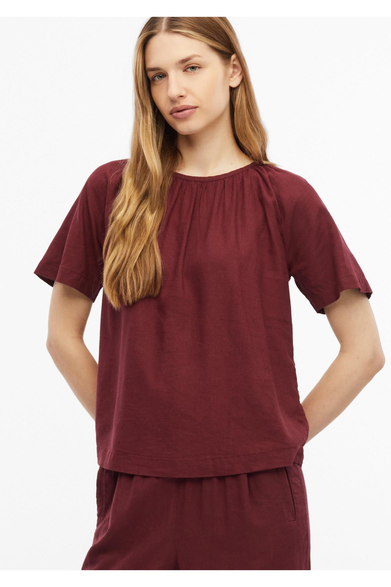 S.OLIVER Blusenshirt 3903_bordeaux, Bild 1