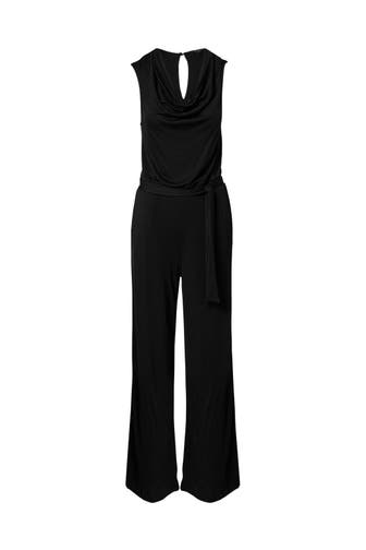 COMMA, Jumpsuit 9999_schwarz Wide/ Loose Fit