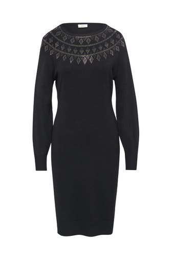 S.OLIVER Midikleid 9999_schwarz