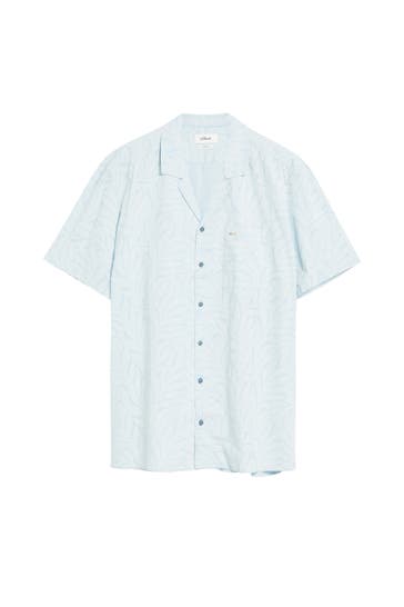 S.OLIVER Kurzarmhemd 51A2_arktisblau Loose Fit