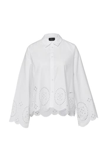 S.OLIVER Casual-Bluse 0100_weiß
