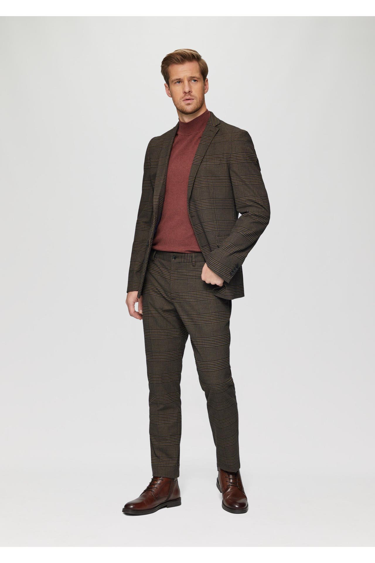 S.OLIVER Casual-Sakko S.OPURE 85N5_braun Slim Fit, Bild 1