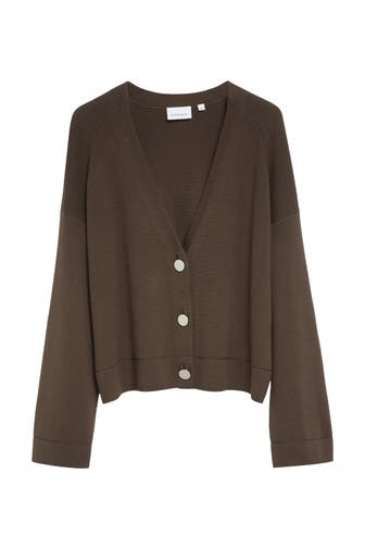 COMMA, Strickjacke 8943_dunkelbraun