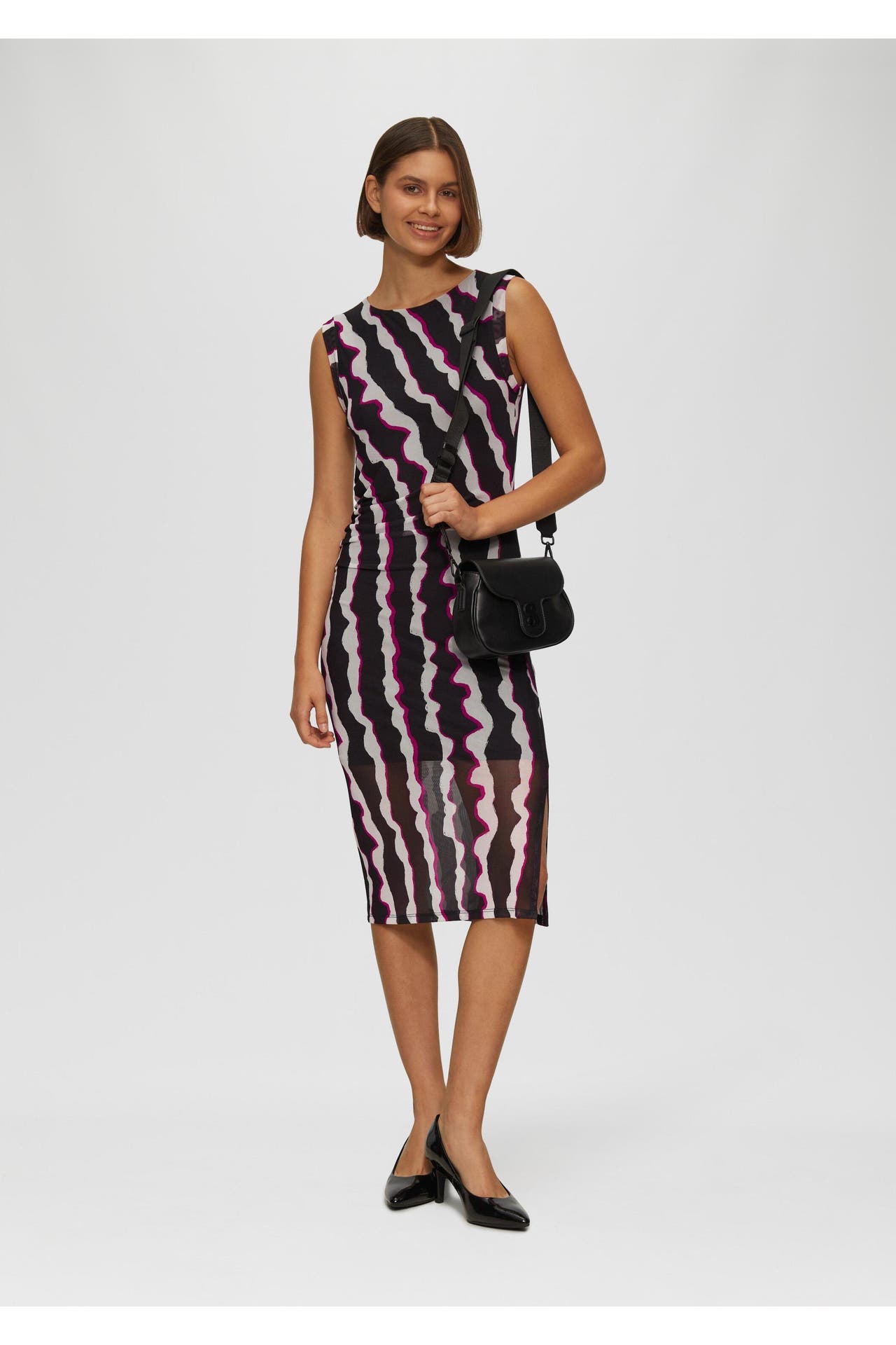 S.OLIVER Midikleid 99B5_schwarz, Bild 1