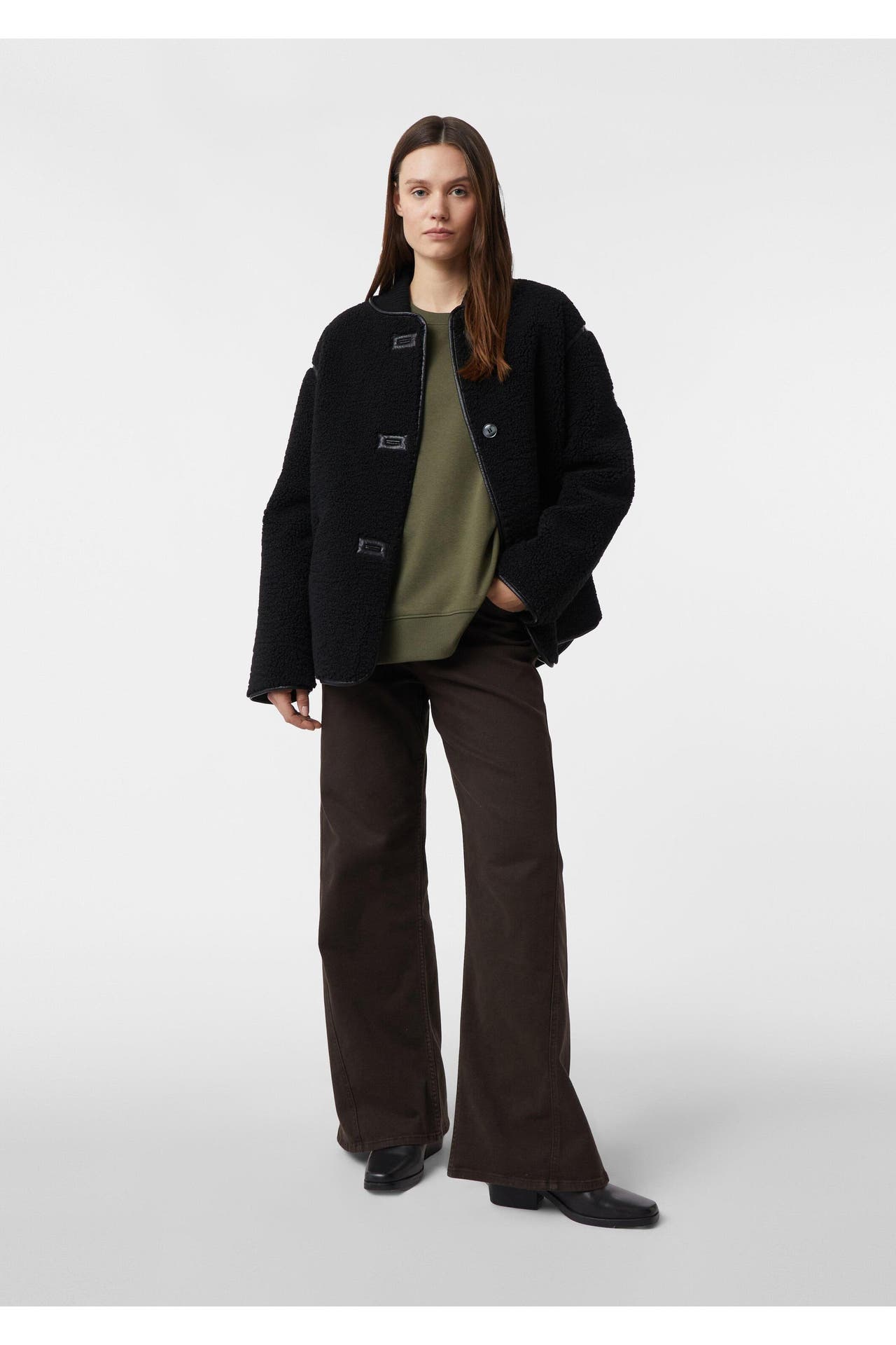 COMMA, Sweatshirt 79D8_olivgrün, Bild 1