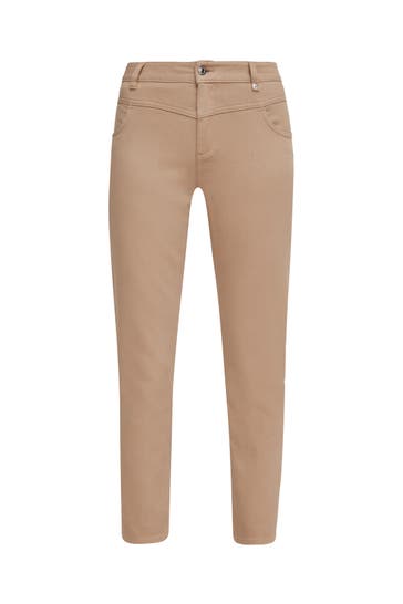 COMMA, Stoffhose 8408_sandstein Slim