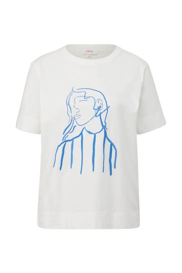 S.OLIVER T-Shirt 02D0_creme