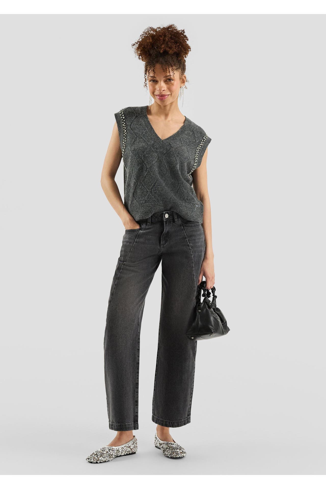 QS BY S.OLIVER Pullover 99W0_anthrazit, Bild 1