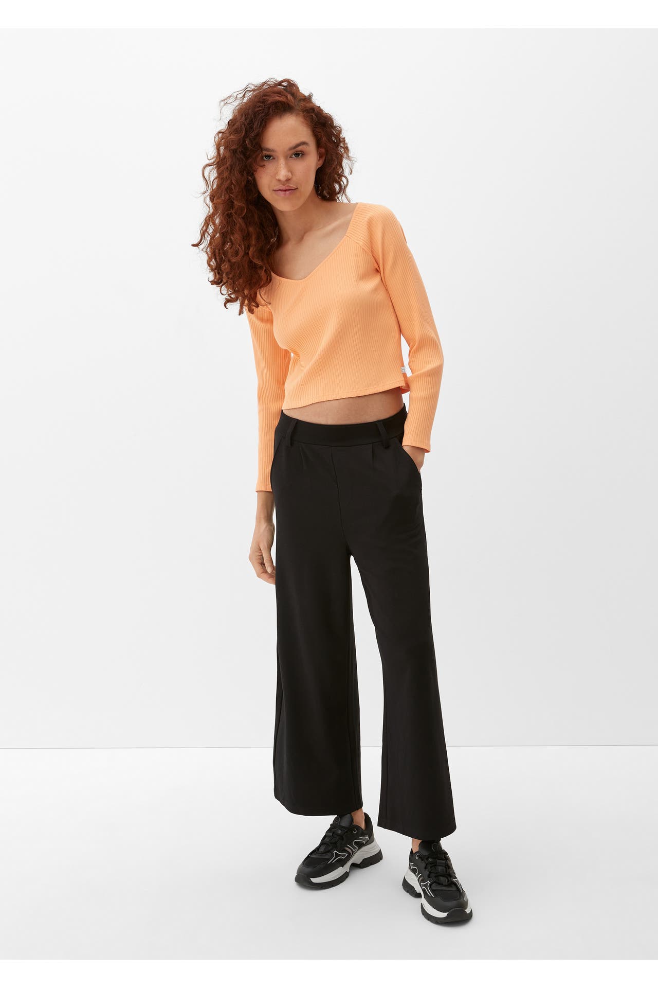 QS BY S.OLIVER Longsleeve 2130_mango, Bild 1