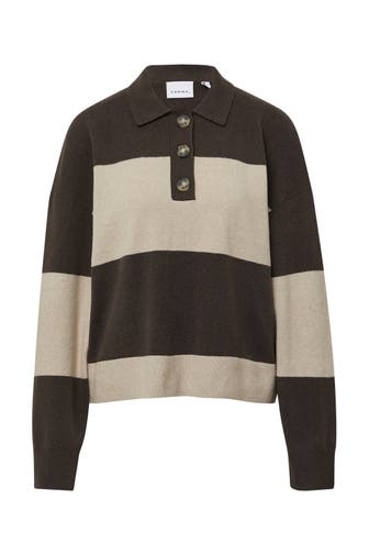 COMMA, Pullover 84X8_dunkelbraun