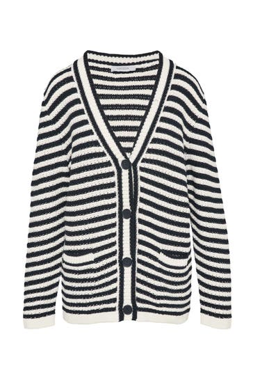 COMMA, Strickjacke 58G8_tiefblau