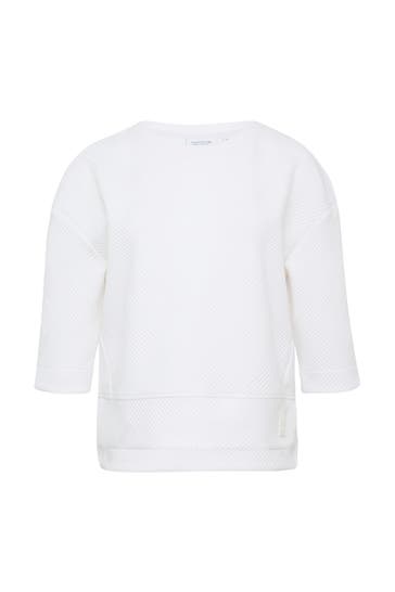 COMMA, Sweatshirt 0100_weiß
