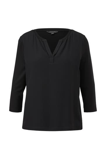 COMMA, T-Shirt 9999_schwarz