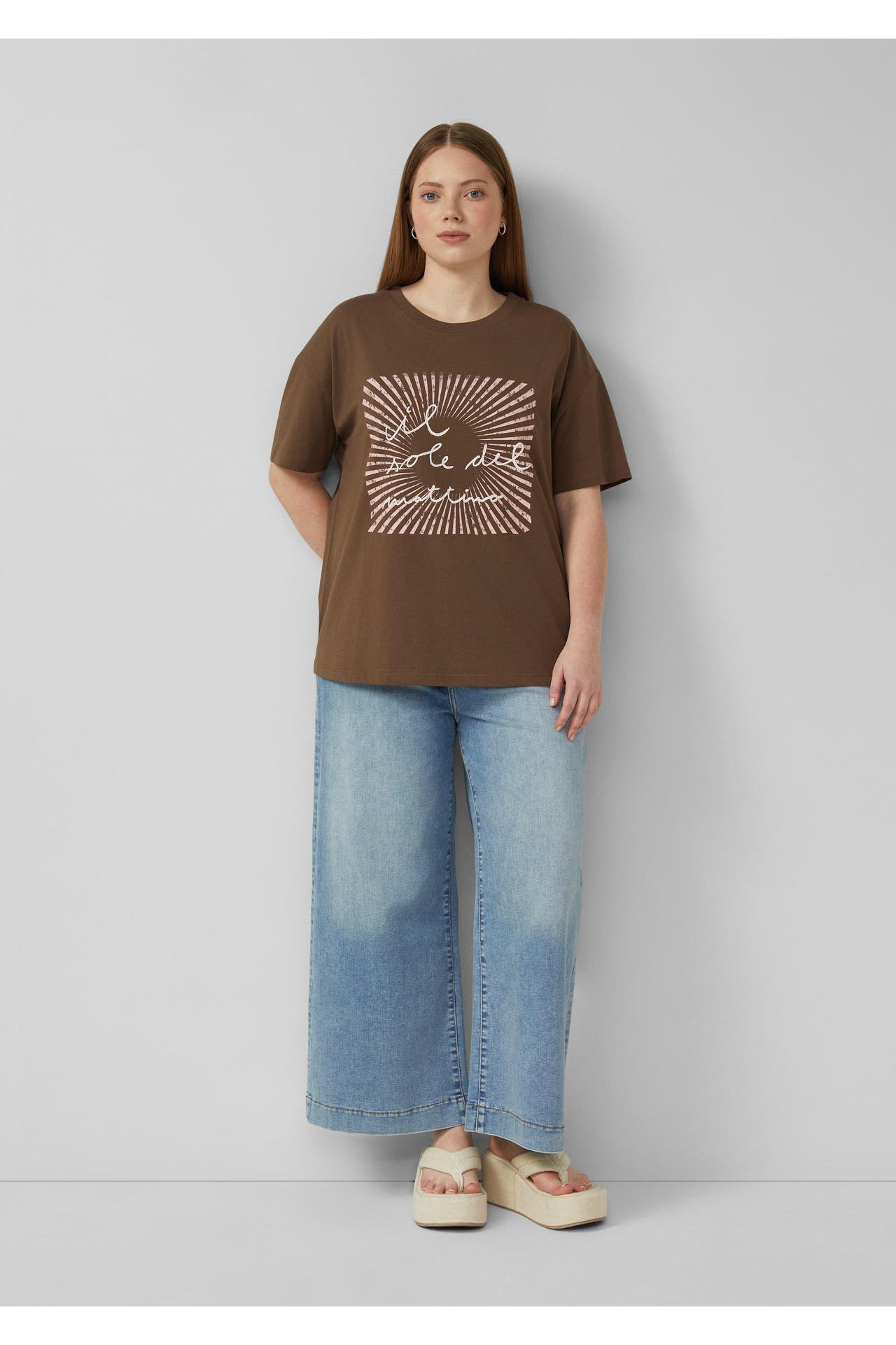 QS BY S.OLIVER T-Shirt 89D1_dunkelbraun, Bild 1