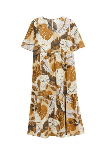 S.OLIVER Midikleid 84A1_ocker