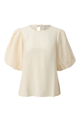 QS BY S.OLIVER Blusenshirt 0200_creme