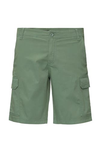 QS BY S.OLIVER Short 7816_tannengrün Wide/ Loose Fit