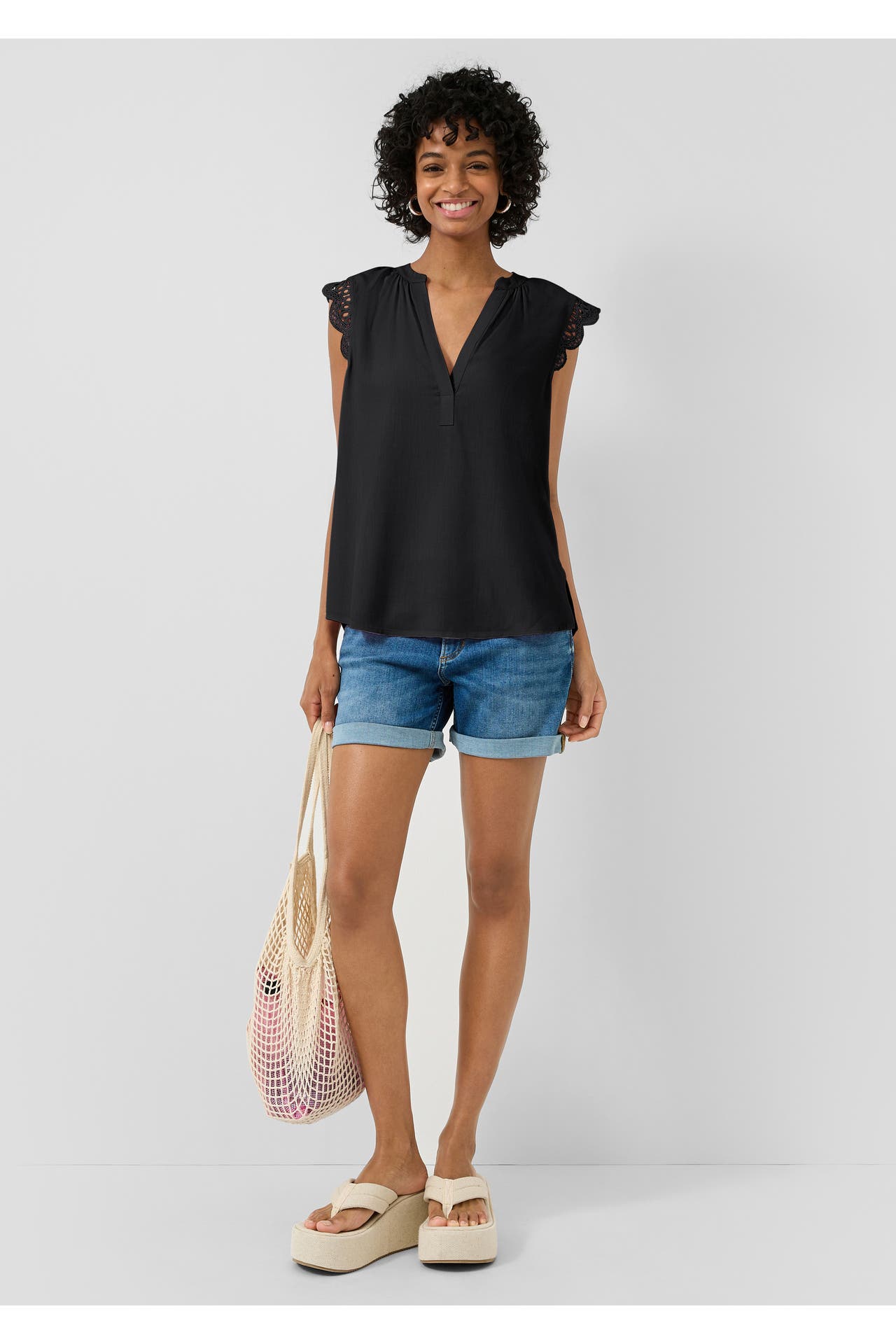 QS BY S.OLIVER Blusenshirt 9999_schwarz, Bild 1