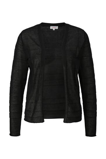 S.OLIVER Strickjacke 9999_schwarz
