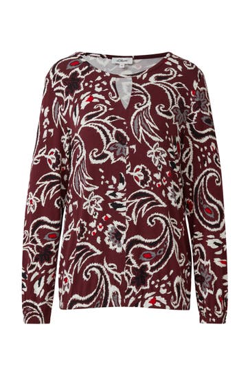 S.OLIVER Casual-Bluse 39A2_bordeaux