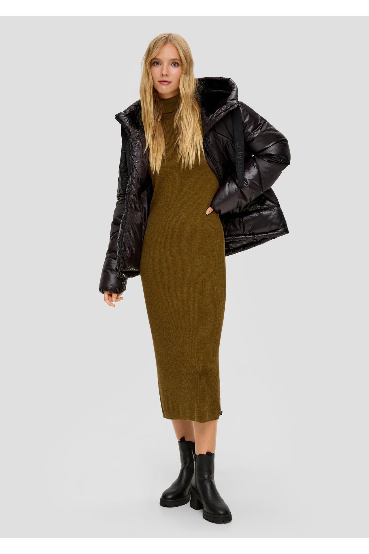 QS BY S.OLIVER Midikleid 77W0_guacamole, Bild 1
