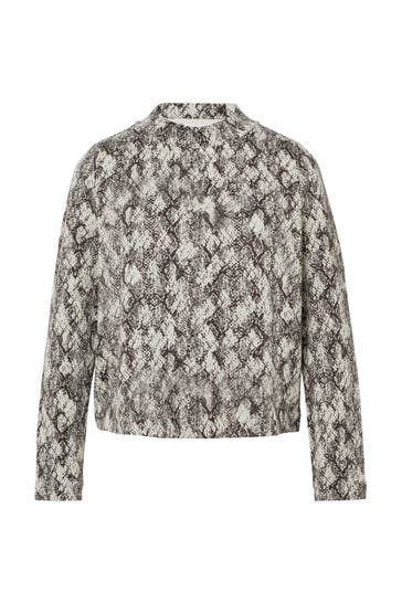 COMMA, Sweatshirt 93A0_steingrau
