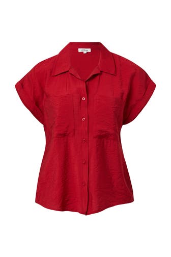 S.OLIVER Blusenshirt 3533_mohnrot