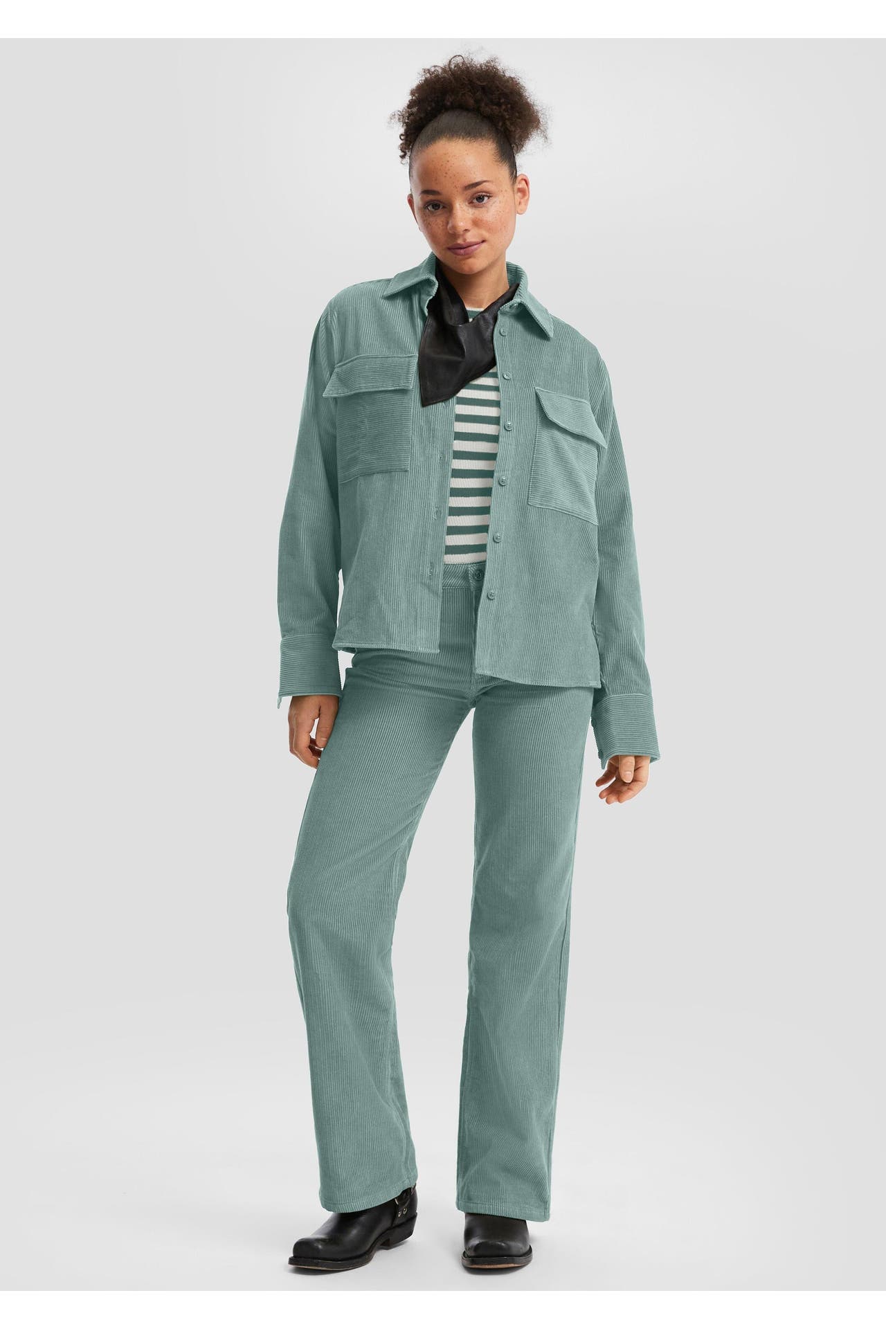 QS BY S.OLIVER Casual-Bluse 6215_pastelltürkis, Bild 1