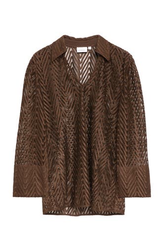 COMMA, Casual-Bluse 8943_dunkelbraun