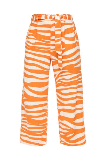 S.OLIVER Stoffhose 23A0_orange Tapered