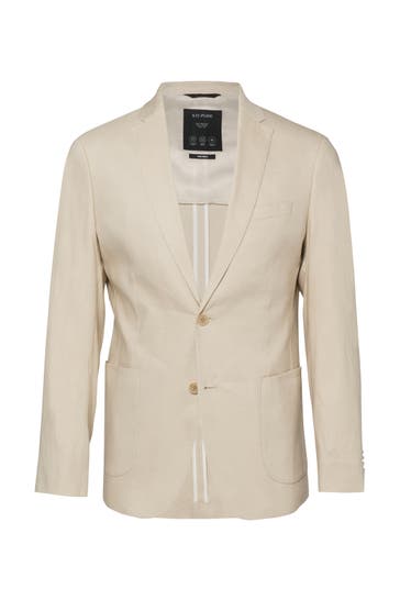 S.OLIVER Casual-Sakko S.OPURE 9305_helles beige Slim Fit