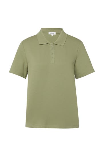 S.OLIVER Polo-Shirt 7900_olivgrün