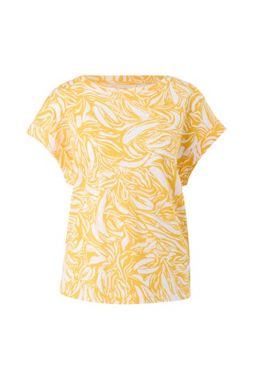 COMMA, T-Shirt 14B4_gelb