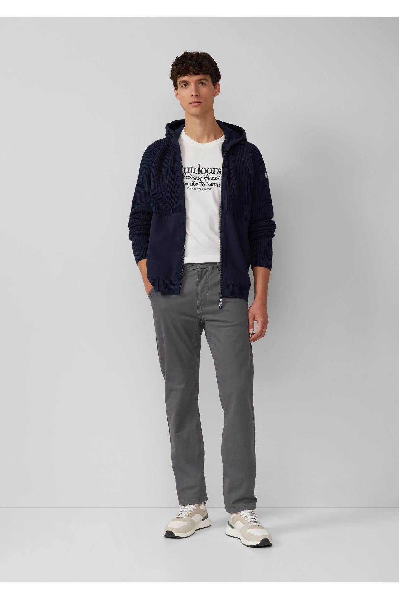 S.OLIVER Stoffhose 9573_schiefergrau Tapered, Bild 1