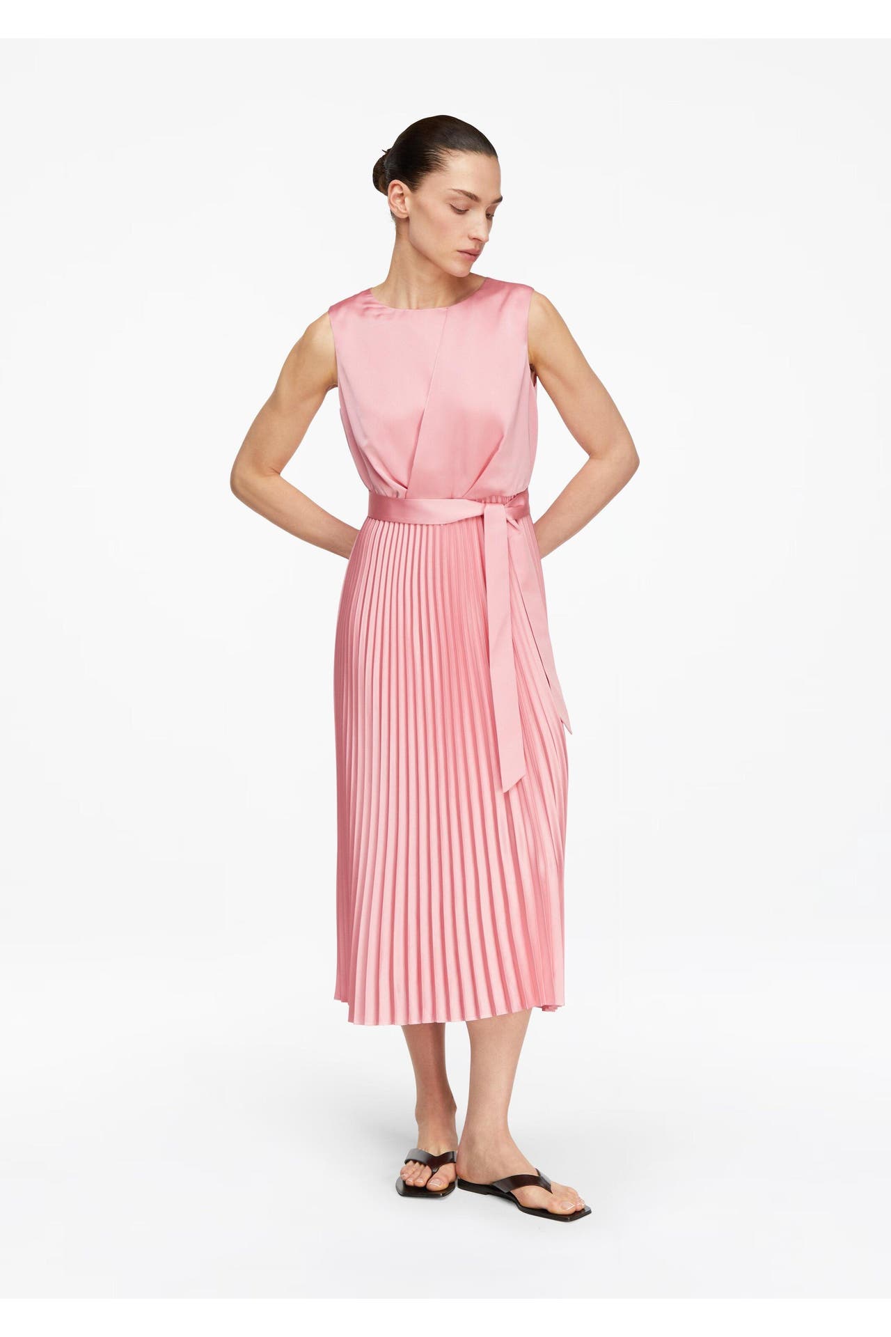 COMMA, Midikleid 4180_rosa, Bild 1