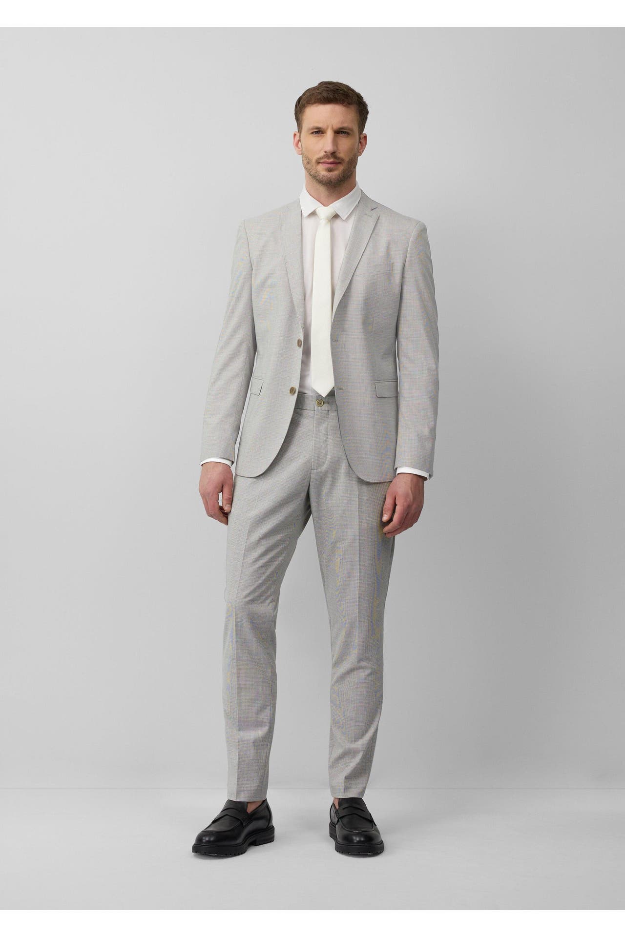 S.OLIVER Casual-Sakko S.OPURE 11N1_hellgrau Regular Fit, Bild 1