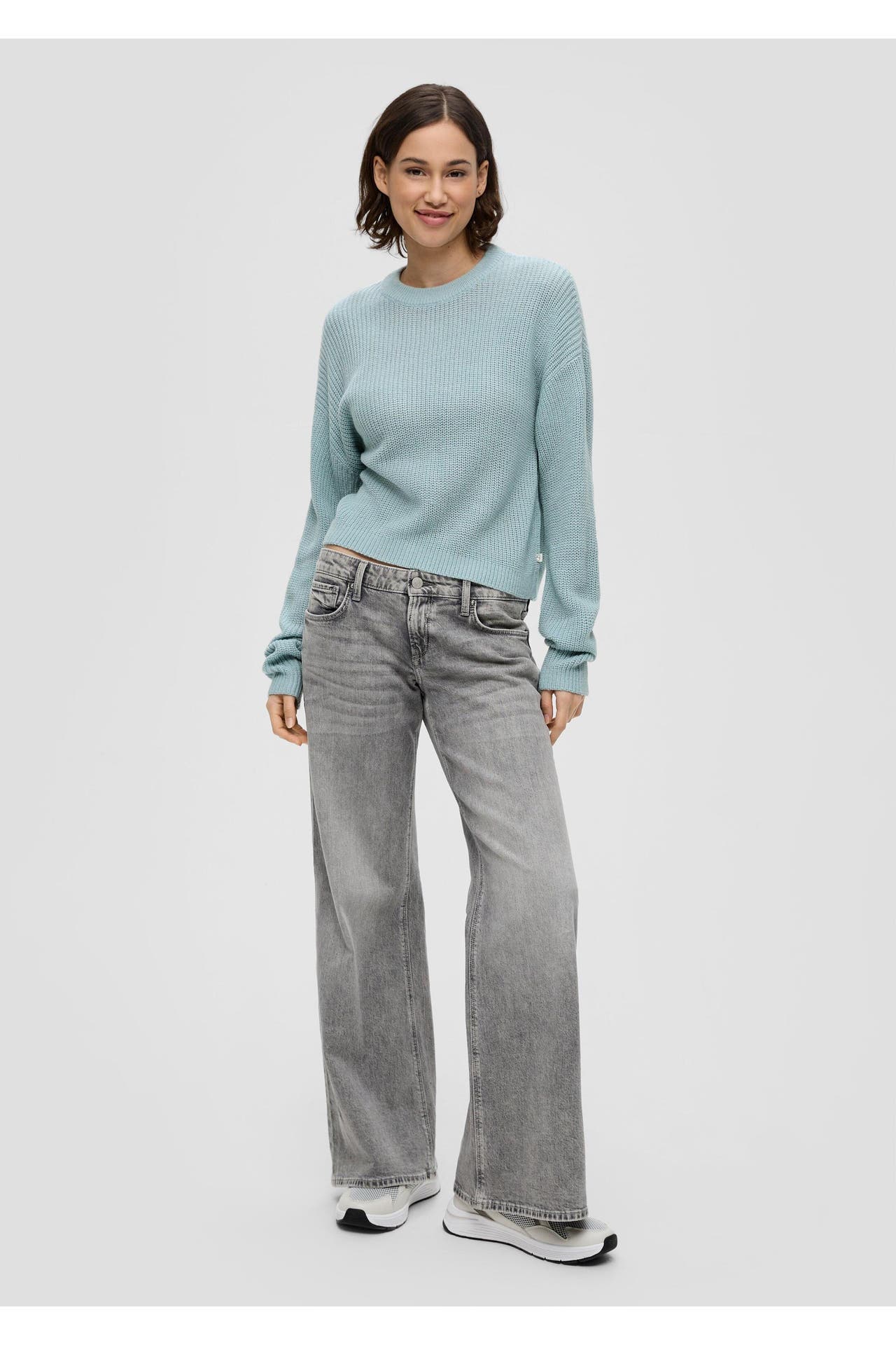 QS BY S.OLIVER Pullover 6103_helles türkis, Bild 1