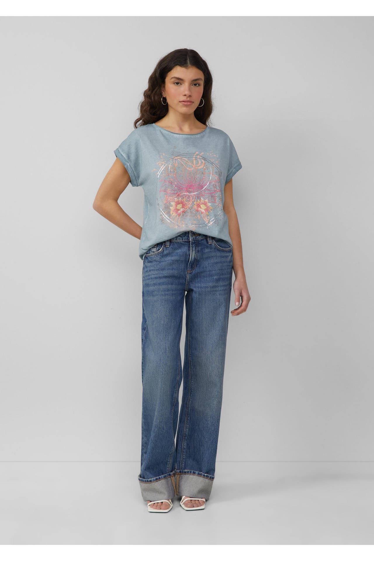 QS BY S.OLIVER T-Shirt 72D1_salbeigrün, Bild 1