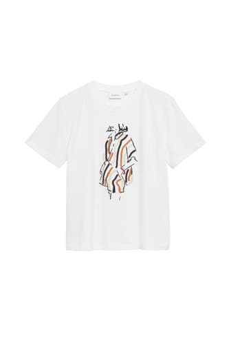 COMMA, T-Shirt 01E6_weiß