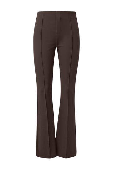 QS BY S.OLIVER Stoffhose 8945_dunkelbraun Tapered