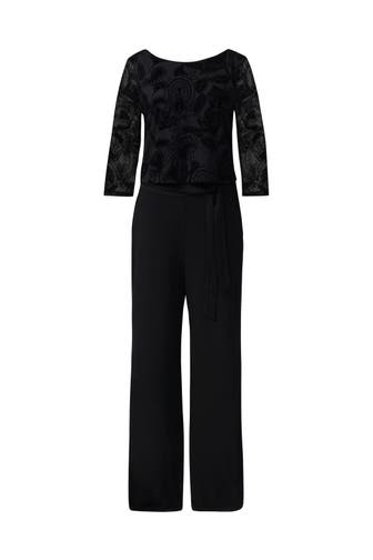 COMMA, Jumpsuit 9999_schwarz Wide/ Loose Fit