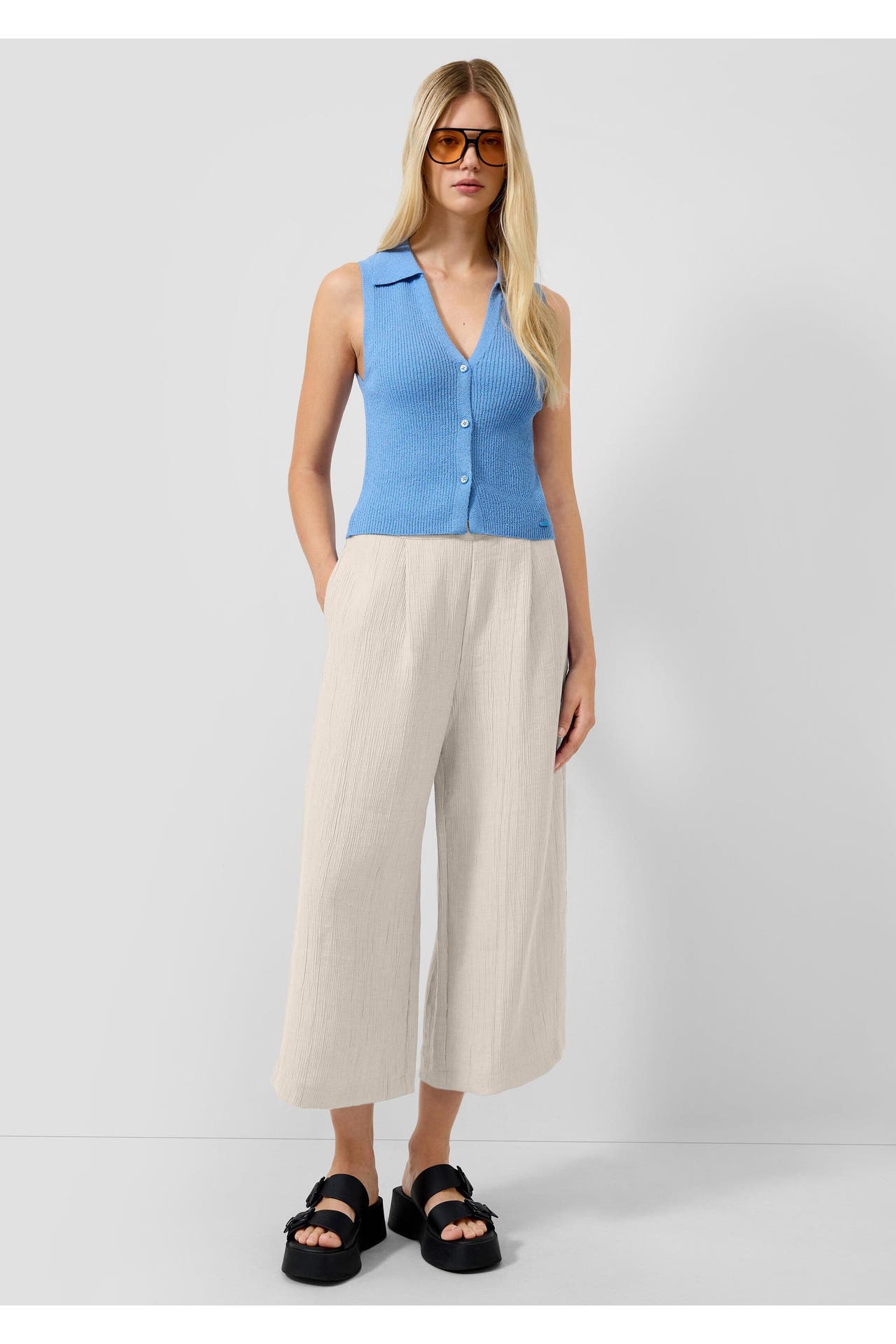 QS BY S.OLIVER Stoffhose 9300_beige Tapered, Bild 1