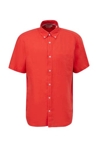 S.OLIVER Kurzarmhemd 2507_rot Regular Fit