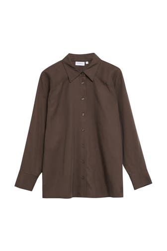 COMMA, Casual-Bluse 8943_dunkelbraun