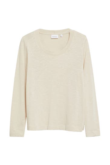COMMA, Longsleeve 9300_helles beige