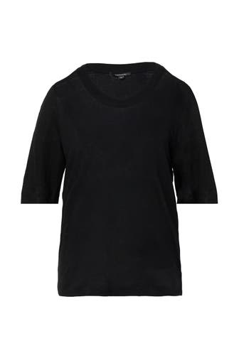 COMMA, T-Shirt 9999_schwarz