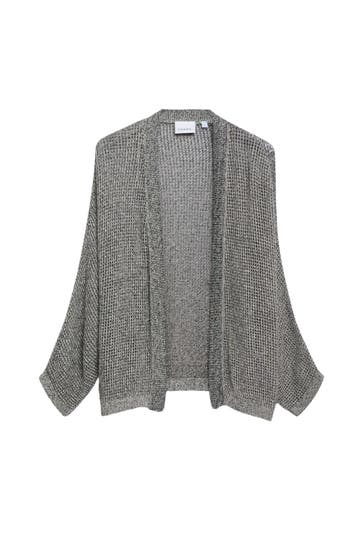 COMMA, Strickjacke 93X0_dunkelgrau