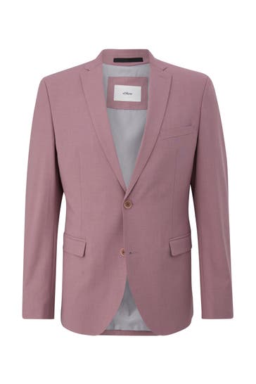 S.OLIVER Casual-Sakko S.OPURE 4757_lavendel Slim Fit