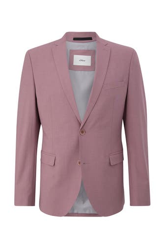S.OLIVER Casual-Sakko S.OPURE 4757_lavendel Slim Fit