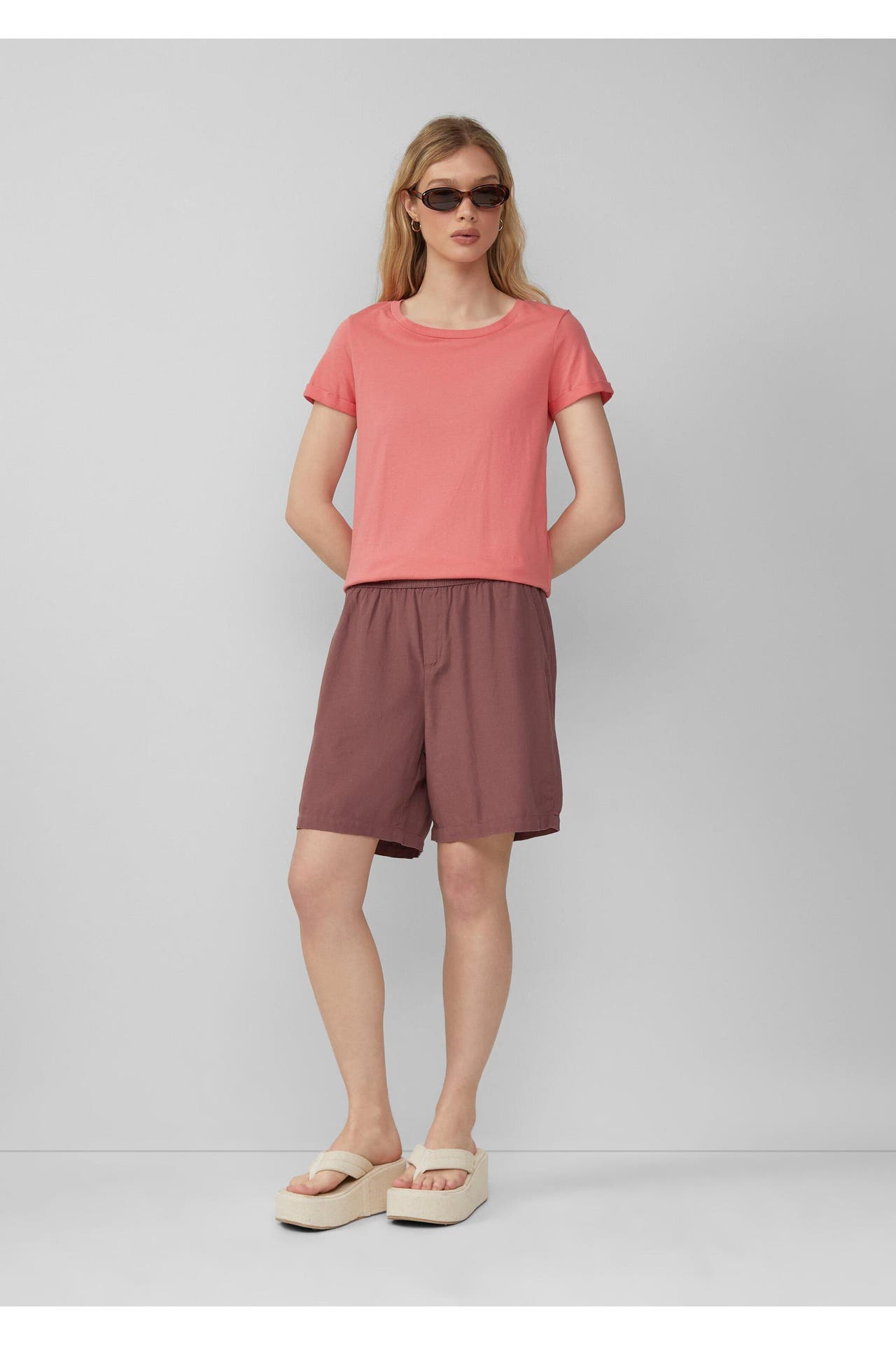 QS BY S.OLIVER Short 4762_aubergine Tapered, Bild 1